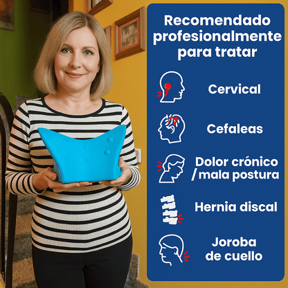 OFERTA 50% - Estiracuello™ Di adiós al dolor cervical, con solo 10 minutos al día.