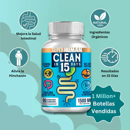 Clean15™ Limpieza Completa Estomacal - SuperHuman™