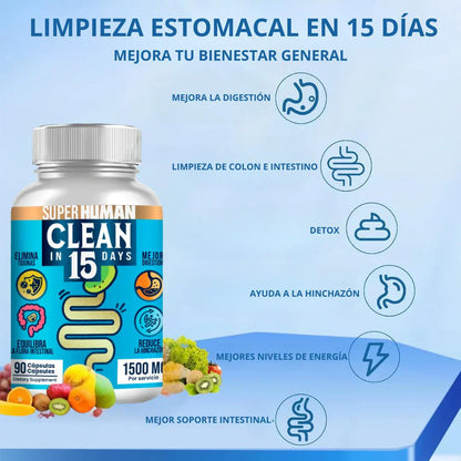 Clean15™ Limpieza Completa Estomacal - SuperHuman™