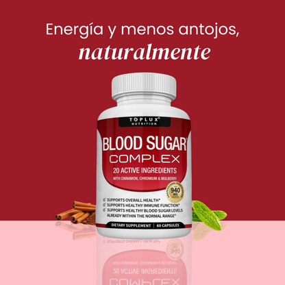 Blood Sugar Complex | 100% Natural | Acción Rápida