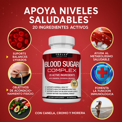 Blood Sugar Complex | 100% Natural | Acción Rápida