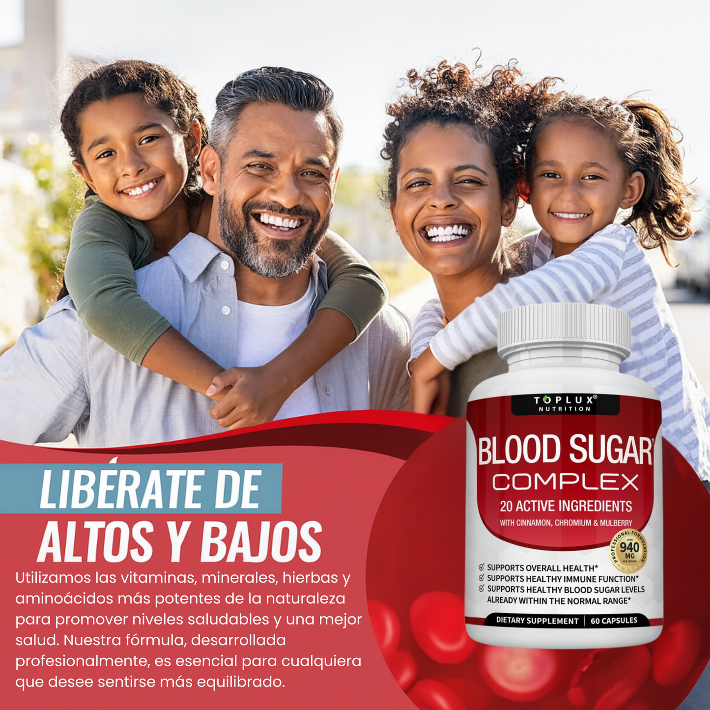 Blood Sugar Complex | 100% Natural | Acción Rápida