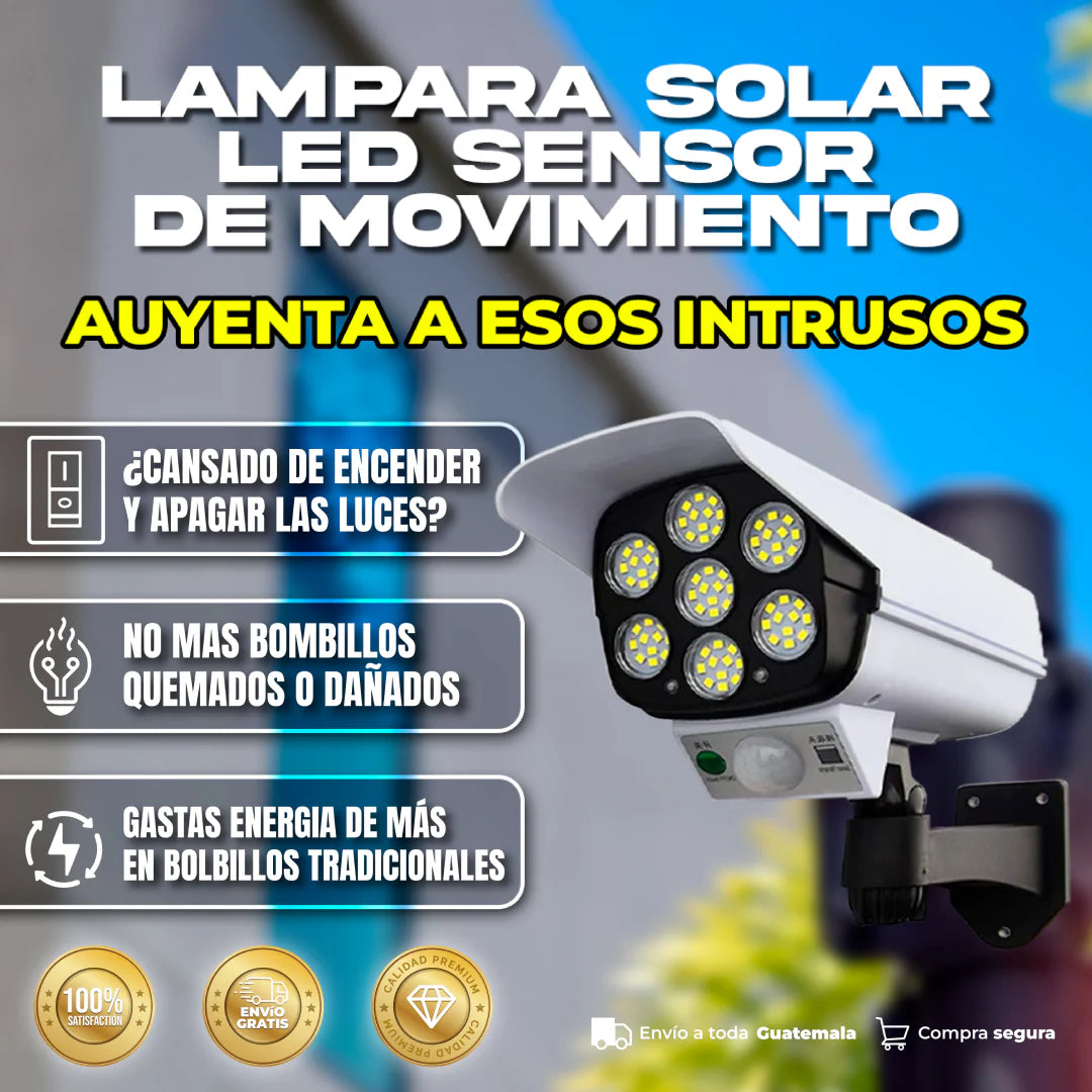 Luz Solar Sensor Movimiento Exterior